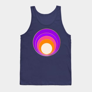 Groovy mod circle design Tank Top